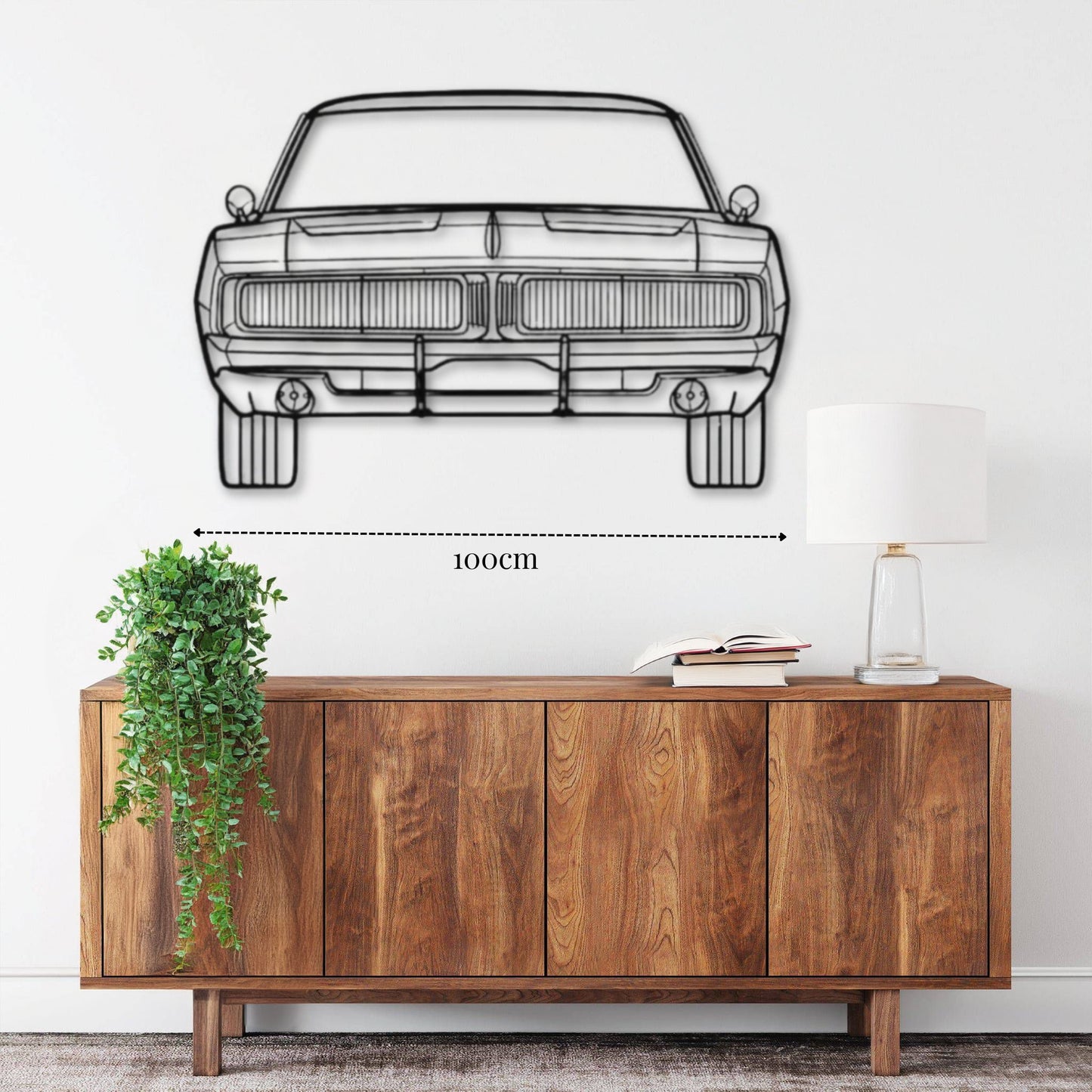 Décoration murale Charger 1969 Vue avant