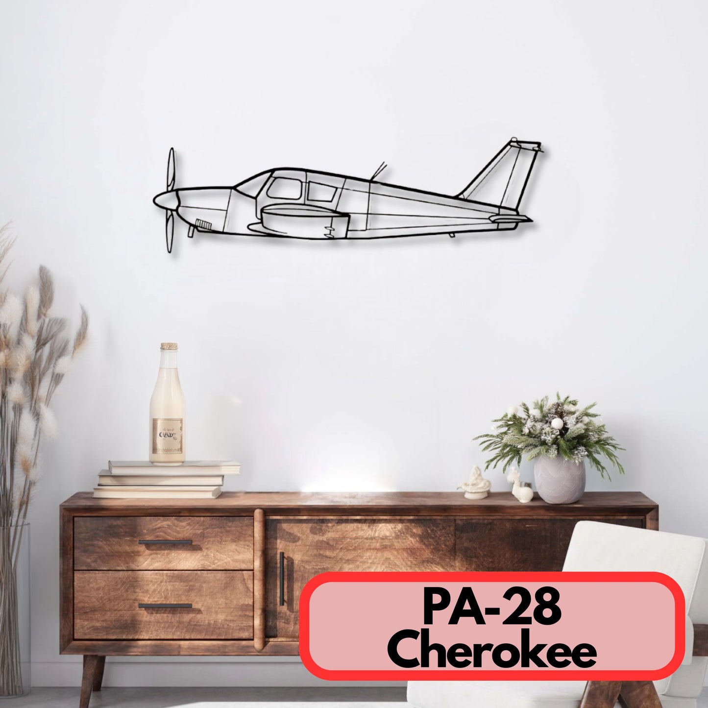 Décoration murale métal PA 28 Cherokee